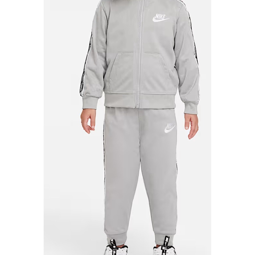 Nike 12 months baby Kids' 2-Piece Tracksuit grey pants zip shirt (0907)